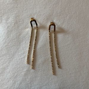 Ettika Double Crystal Drop Earring (revolve)